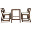 Ensemble de bar de patio rustique 5 pièces-1050344303