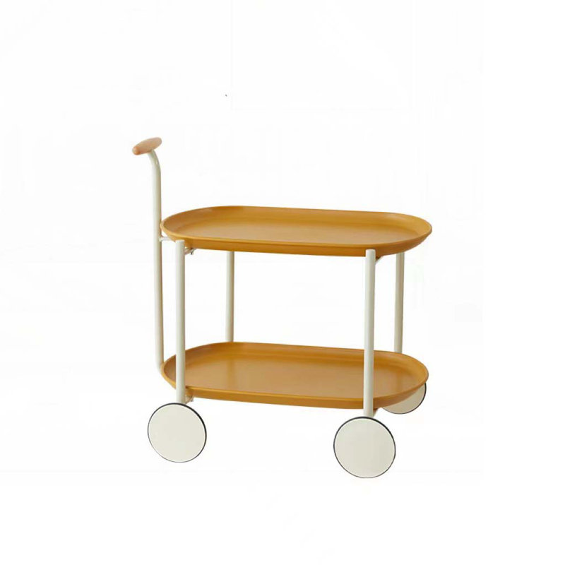 Coffee Table With Wheels,Shelves
