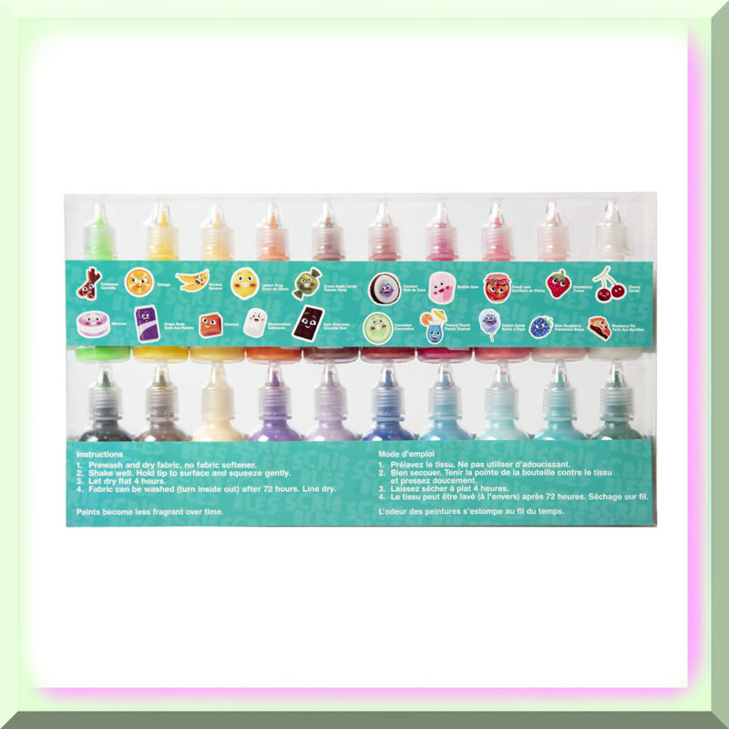 20 Fl Oz Vibrant Non-Toxic 3D Paint Set