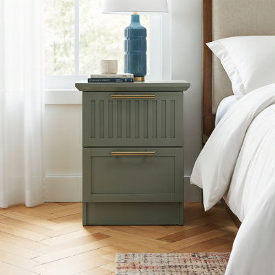 Darry Gregory 2 Drawer Bedside Table