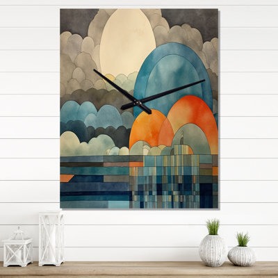 Horloge murale Irjat - Paysages