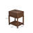 Modern Minimalist Golden Teak Small Square Side Table