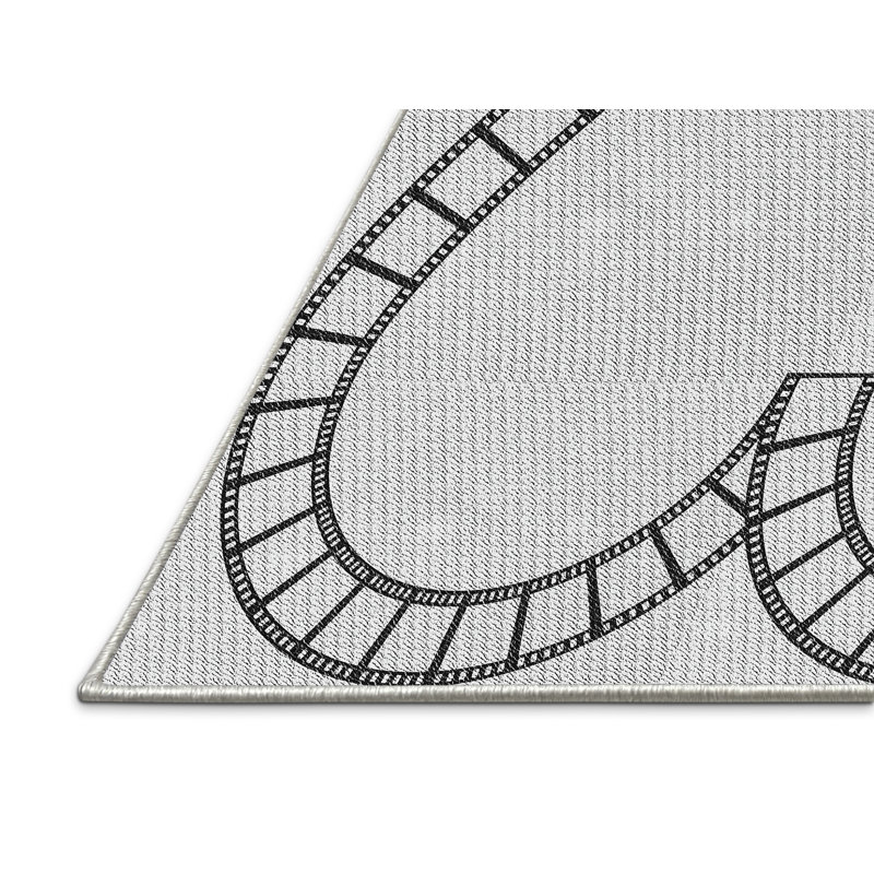 Tapis décoratif gris clair Prewitt, Rectangle 8 pi x 12 pi