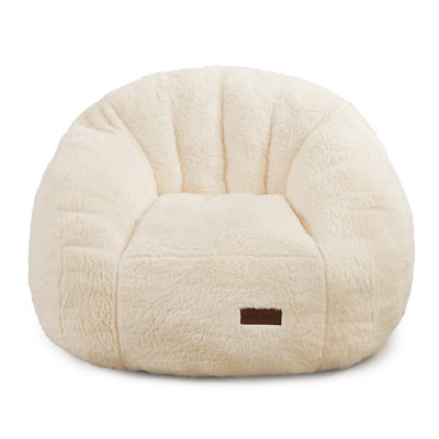Fauteuil à billes en forme de coquille pour enfants et adolescents
