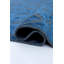 Rapture Blue Abstract Luxury Area Rug-68901215