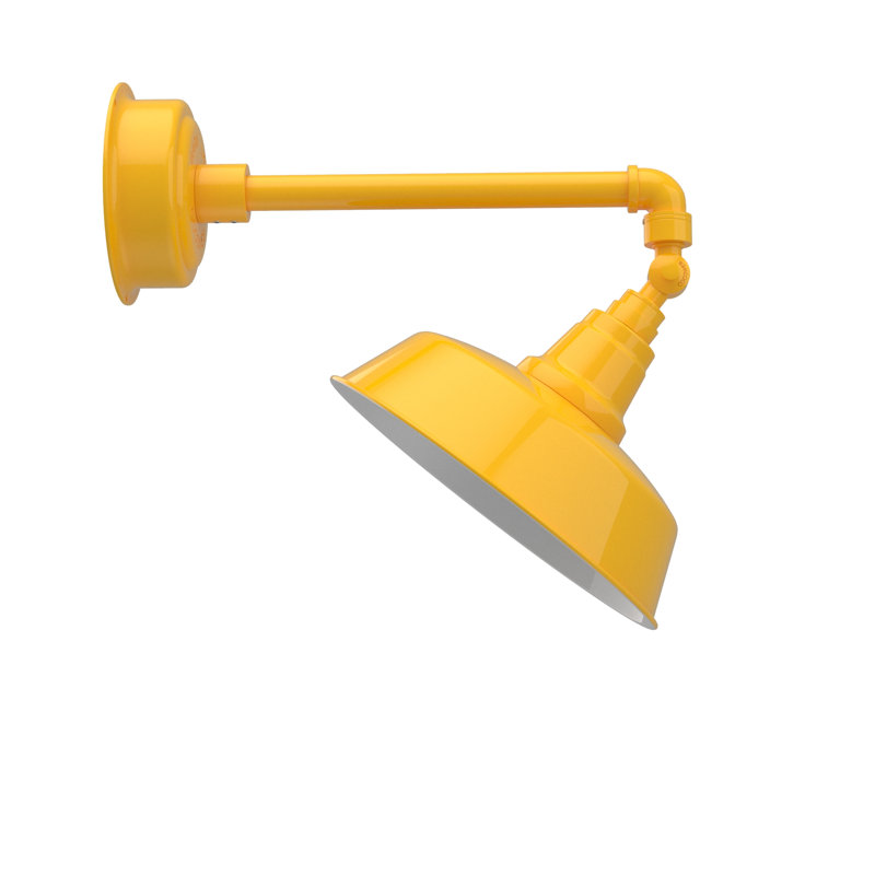 Luminaire de grange d’extérieur à del goodyear, Jaune