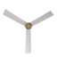 52" Smart Home Compatible 3 Blade Smart Ceiling Fan with Remote-1086577231-1097987510