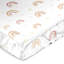 Drap-housse pour lit de bébé Boho Rainbow Satin par Sweet Jojo Designs
