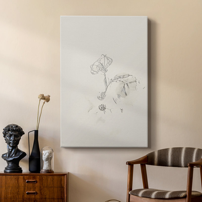 Croquis rétro LXII - galerie Cavas sur mesure, H 36 po x l 24 po