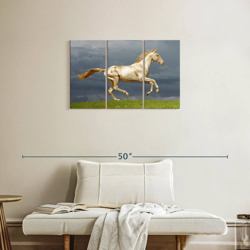 Brampt magnifique cheval Akhal Teke, H 20 po x l 33 po