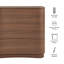 Commode compacte incurvée à 3 tiroirs Mirae-116933202