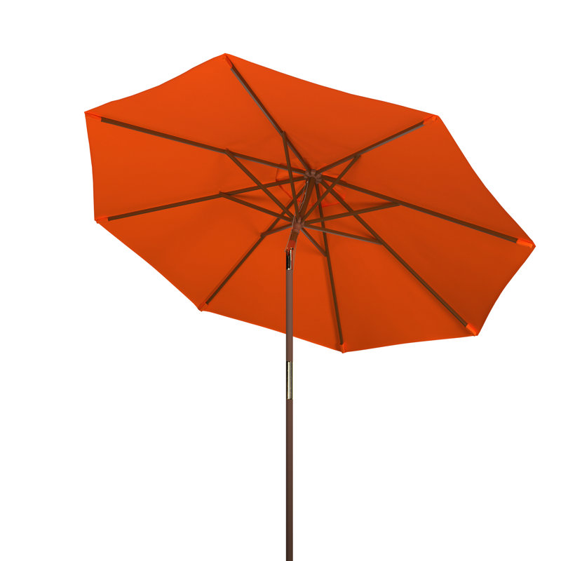 Parasol de marché 9 pi Aldan, 98.8'' H x 105.51'' W x 105.51'' D, Orange, Octagonal