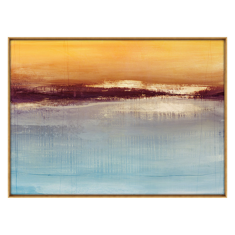 Bandwidth Print by Harris, Maeve, 28" H x 38" W, Gold Framed