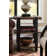 Nedra 20" Wide Rustic Industrial Solid Wood and Metal Frame Rectangular End Table With 2 Shelves