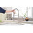 SynchroDuo Lockable Pull-Out Kitchen Faucet With Pot Filler Residential or Commercial Use Single Handle With Deck Plate in Brushed Nickel-115227898