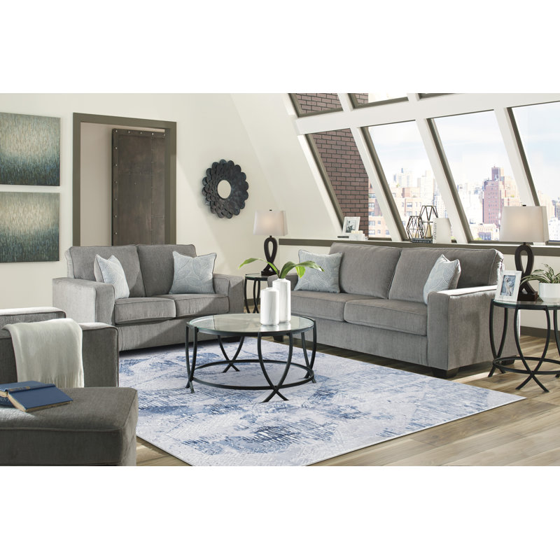 Canapé, causeuse, fauteuil et repose-pieds Altari