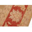 Tapis vert / rouge en laine noué à la main 8 pi 2 po x 10 pi 1 po Abbigail Southwestern