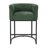 26" Upholstered Metal Barrel Counter Bar Stool-340202075-341230626