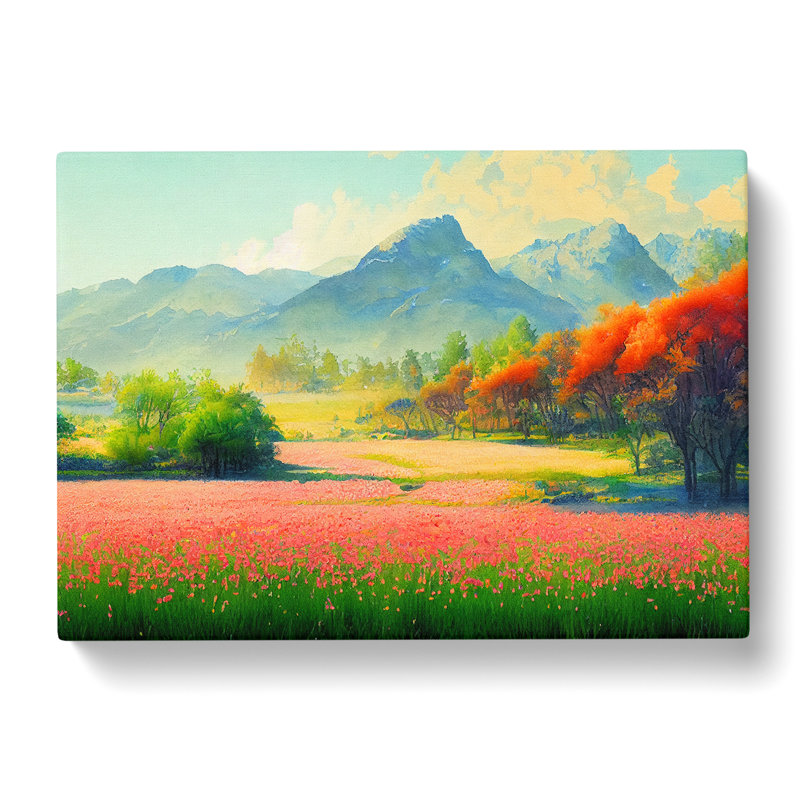 Spring Mountain View Vol.1 - Wrapped Canvas