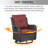 Wendye 6-Piece Wicker Patio Furniture Set With Rattan Chairs, Fire Pit & Sofa-1740776723-1740776721