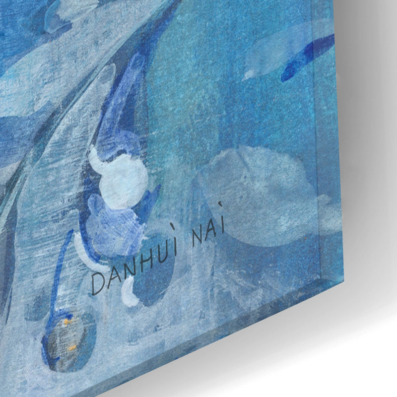  «Modern Brocade 2» par Danhui Nai, art mural en verre acrylique, 16 po x 24 po