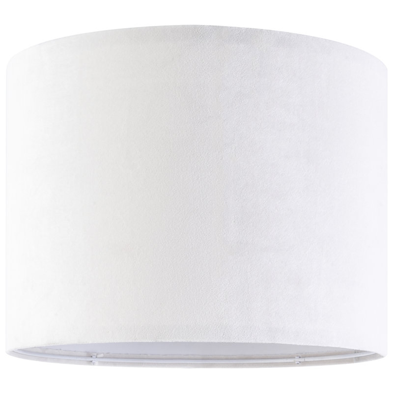 Abat-jour tambour en lin H 10 po x l 13 po (ensemble de 2)