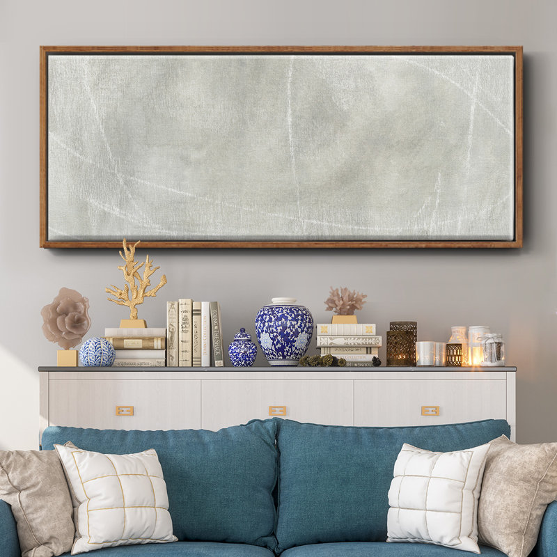 Stone Shadows I- Framed Canvas