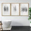 "Minimal Botanical", illustration de pins noirs et blancs, photos de bois de ferme rustique moderne, impression encadrée sur toile giclée, 3 pièces "16" x 24 "x 3 pièces, 24" x 36 "x 3 pièces-119385194-91260039