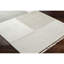 Tapis gris / brun en polyester tissé à la machine-427588957