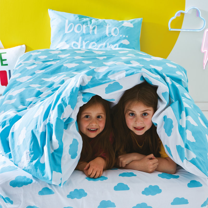 Born To Be Brave Fitted Sheet 25cm Depth, Single (90 x 190 cm)