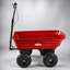 Chariot de jardin électrique puissant de 24 V et 180 W, d'une capacité de 75 L et d'une charge maximale de 120 kg, idéal pour les travaux extérieurs intensifs.