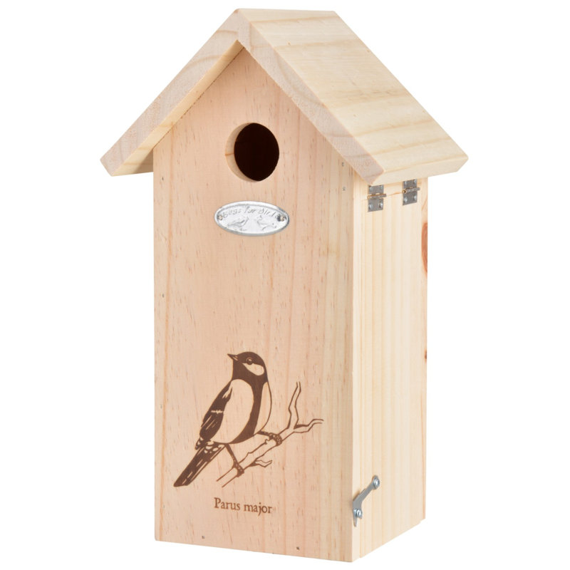 Bird House Great Tit Silhouette Fsc 100%