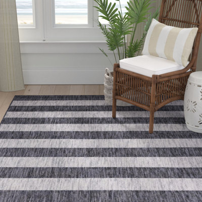 Hay Bale Striped Indoor / Outdoor Rug