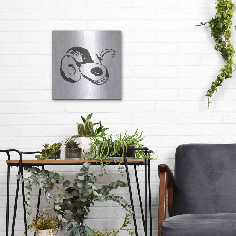 «Avacado II BW» par Chris Paschke, H 12 po x l 12 po