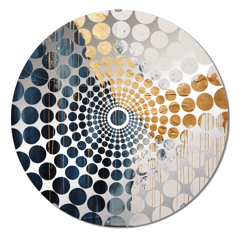 Ferrars - Miroir décoratif à cercles concentriques, 31,4 po x 31,4 po