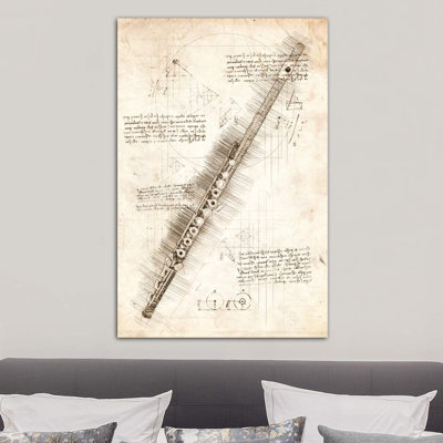 Flute by Cornel Vlad - Wrapped Canvas Print