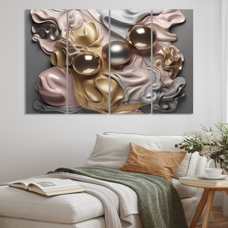 Reproduction d'art sur toile 4 pièces