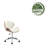 Aden Faux Leather Mid-Century Office Chair-1435404866