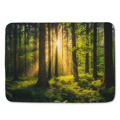 Tapis de bain forêt