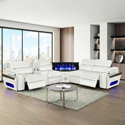 29.64 " Faux Leather Power Reclining Sectional