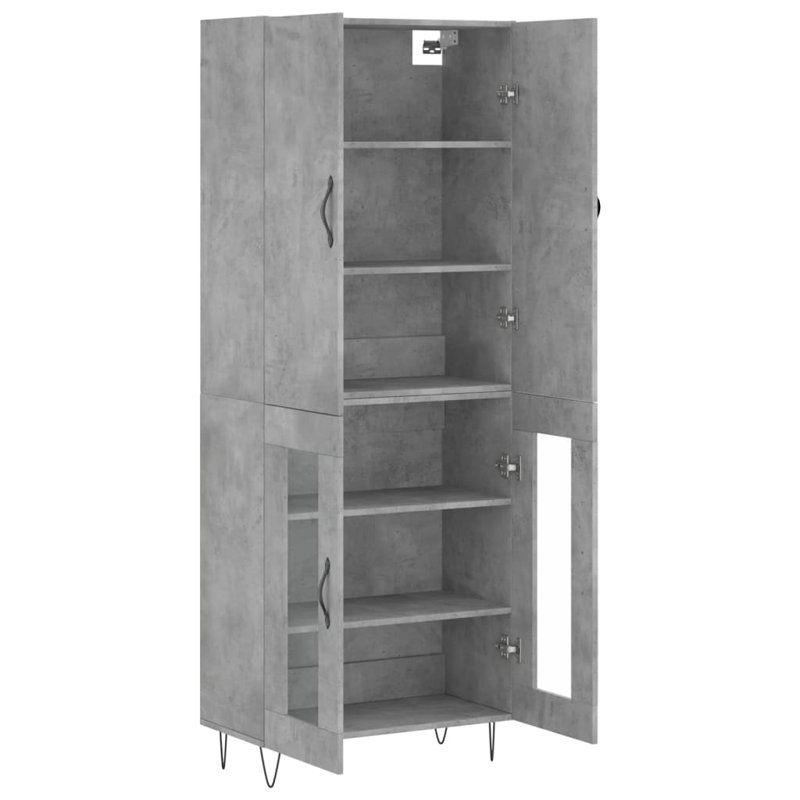 Hermbusche 69.5cm Sideboard, Concrete Grey