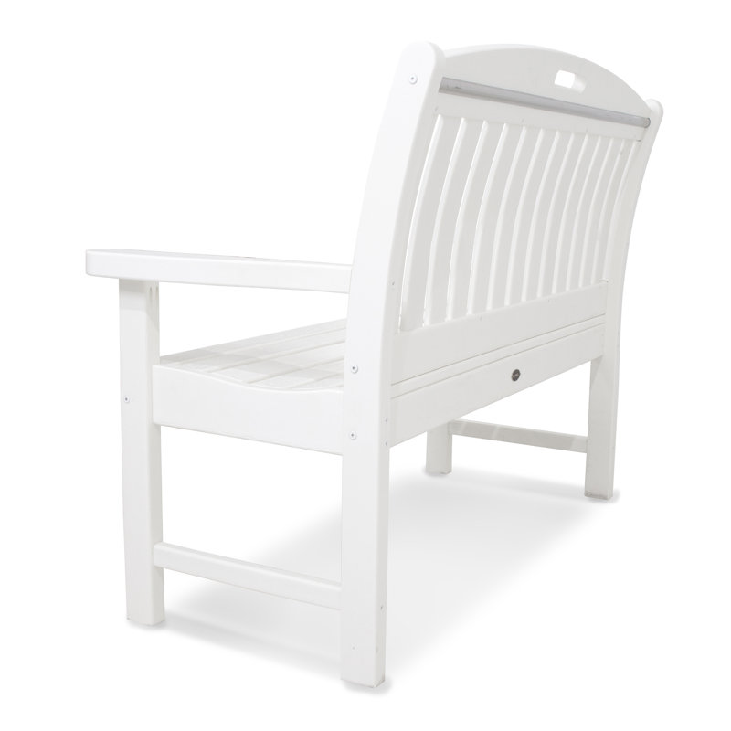 Banc nautique POLYWOOD, Blanc, H 37,5 po x l 51,75 po x P 25 po