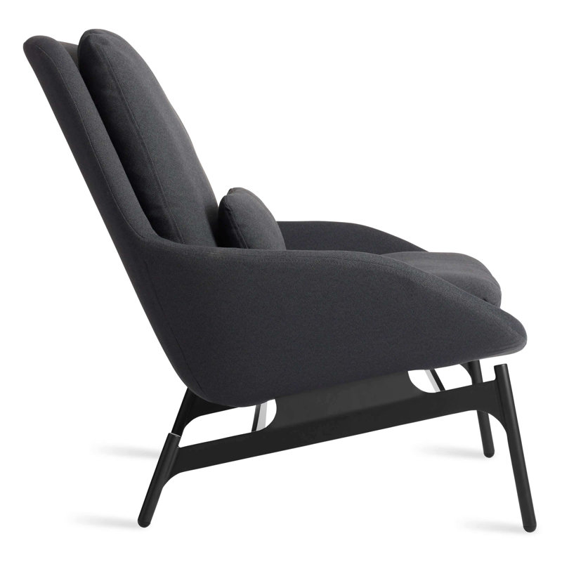 Field Lounge Chair, Maharam Meld in Panda Polyester Blend