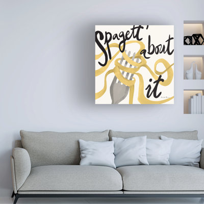Œuvre d'art sur toile bolaire Farida Zaman Pasta Italiana