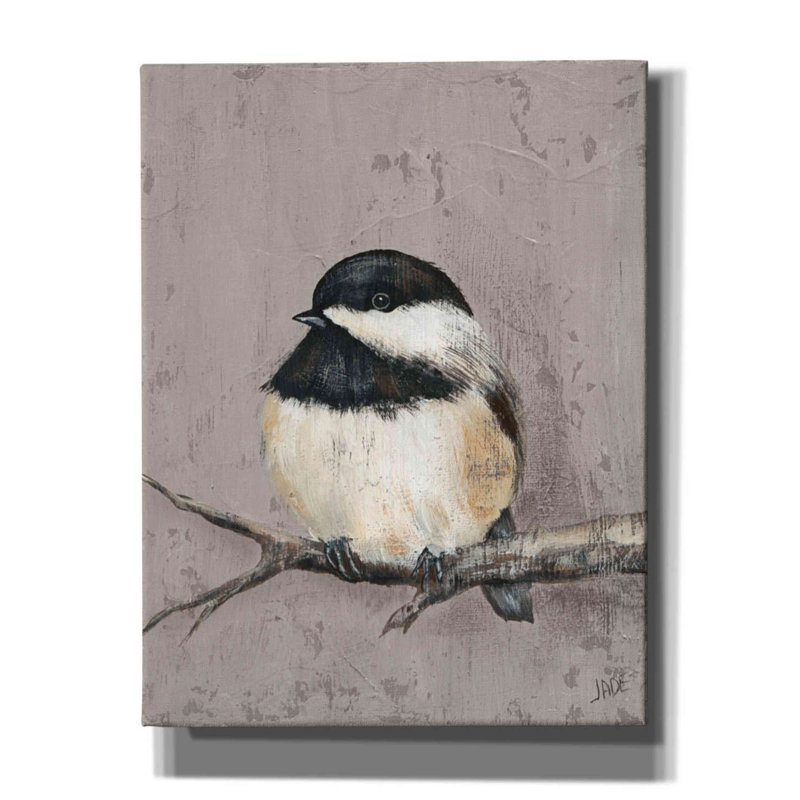 «Winter Bird IV», impression sur toile tendue, H 34 po x l 26 po x P 1,5 po