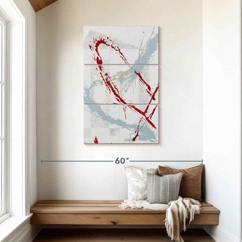 Avery Abstract Splash VIII, 45" H x 28" W