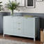 Buffet en bois avec tiroirs, tablettes et portes-132945174