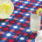 TOWN & COUNTRY LIVING Patriotic Plaid Indoor/Outdoor Tablecloth, Red/White/Blue, 60"x102"-1240859858