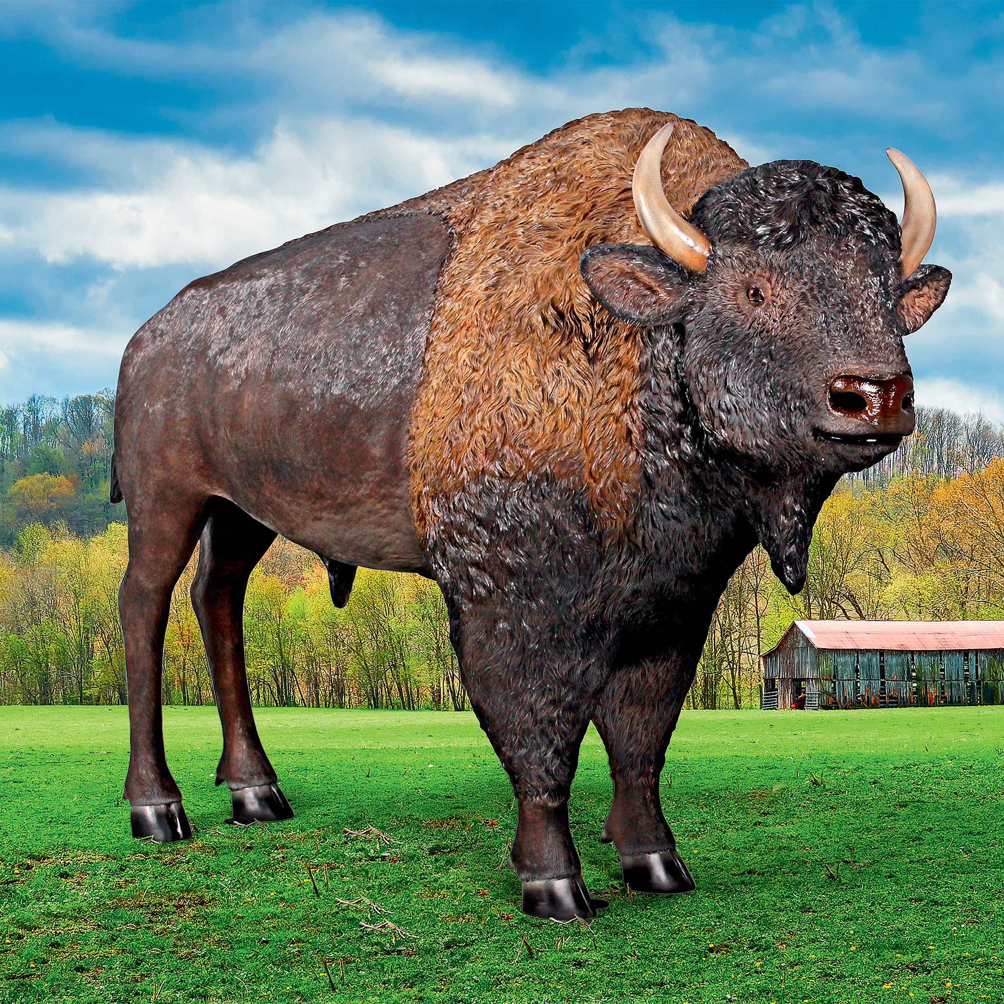 Design Toscano Large Scale Buffalo of the Great Plains Statue | Wayfair