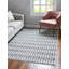 Tapis ivoire / gris Rowena-1912874068